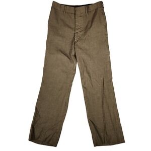 USMC Trousers Mens 34R Green Excellent 1981 Wool Serge Military Issue Pants